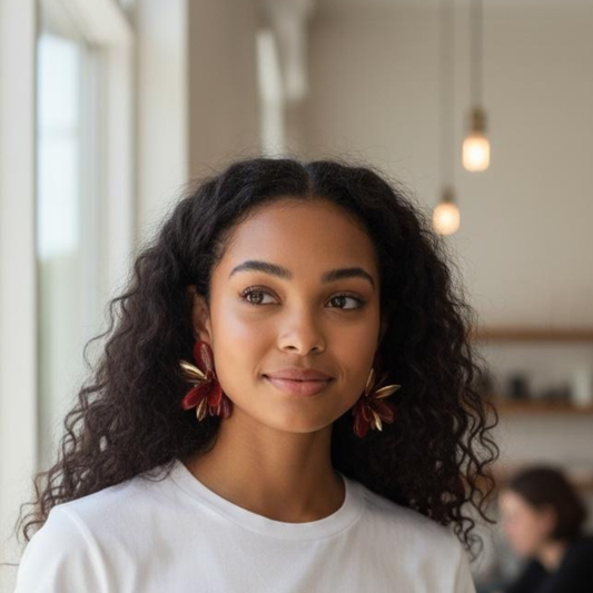Floral Cluster Earrings