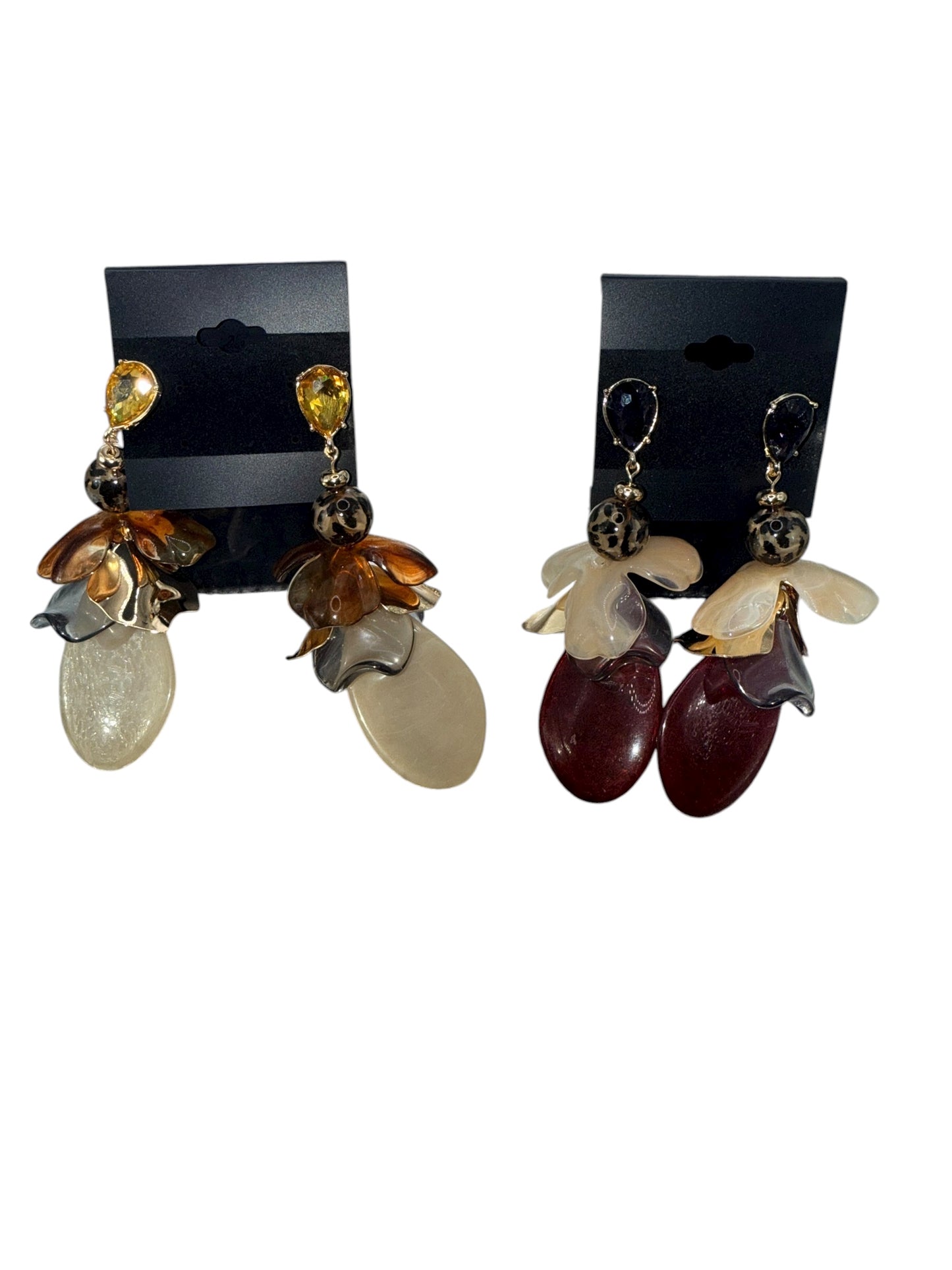 Dangle in distress earrings
