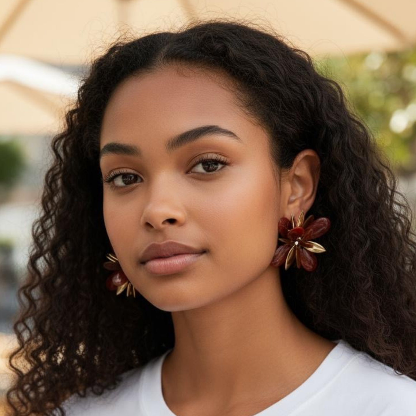 Floral Cluster Earrings
