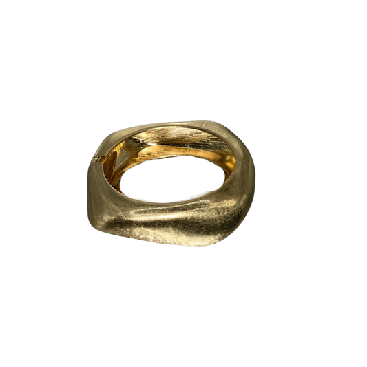 Gold Chunky Sculpted Bracelet