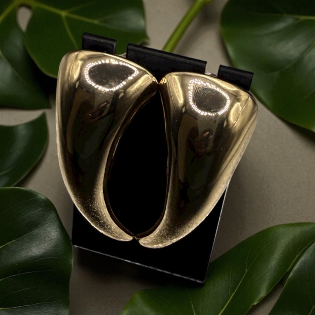 Baby shark tooth earrings