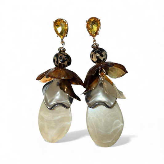 Dangle in distress earrings
