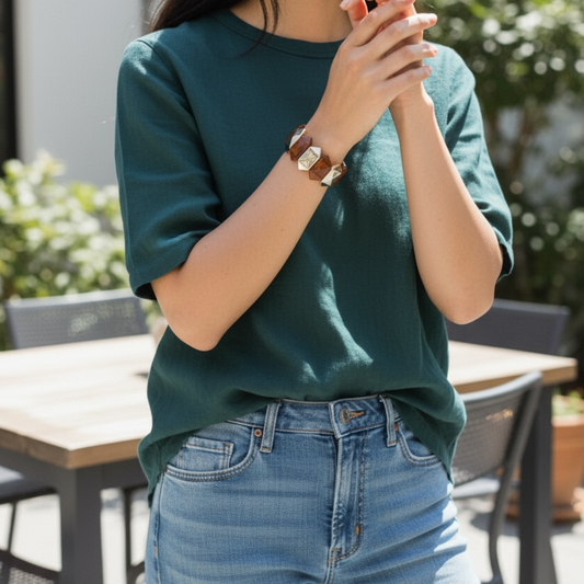 Elastic chunky bracelet